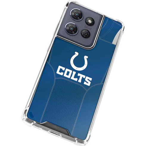 NFL Indianapolis Colts Team Jersey Moto G Power 5G (2025) Clear Case